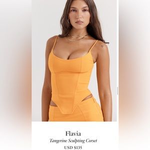 House of CB- corset top - Lime Green